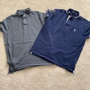 Polo Ralph Lauren Mens Gray Navy Polo Shirts graphic Bundle